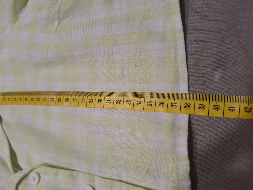 Krótka koszula jak top w kratke H&M