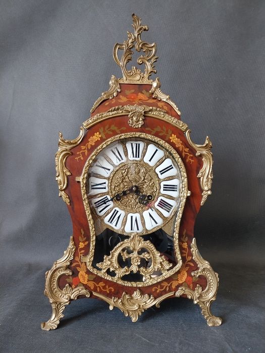 Zegar ,,Boulle" kominkowy