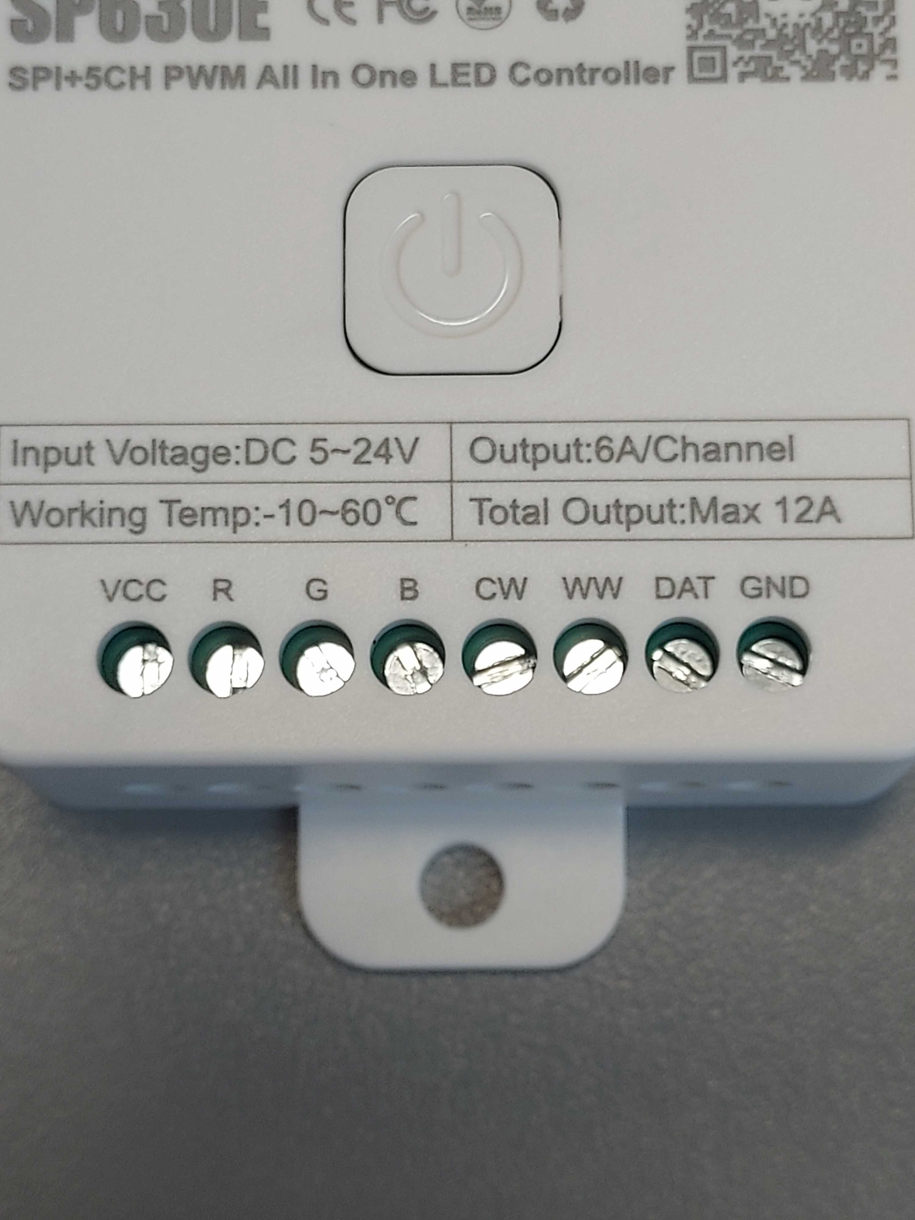 Kontroler Taśma LED SPERLL SP630E SPI+PWM 12w1 BanlanX 5–24V