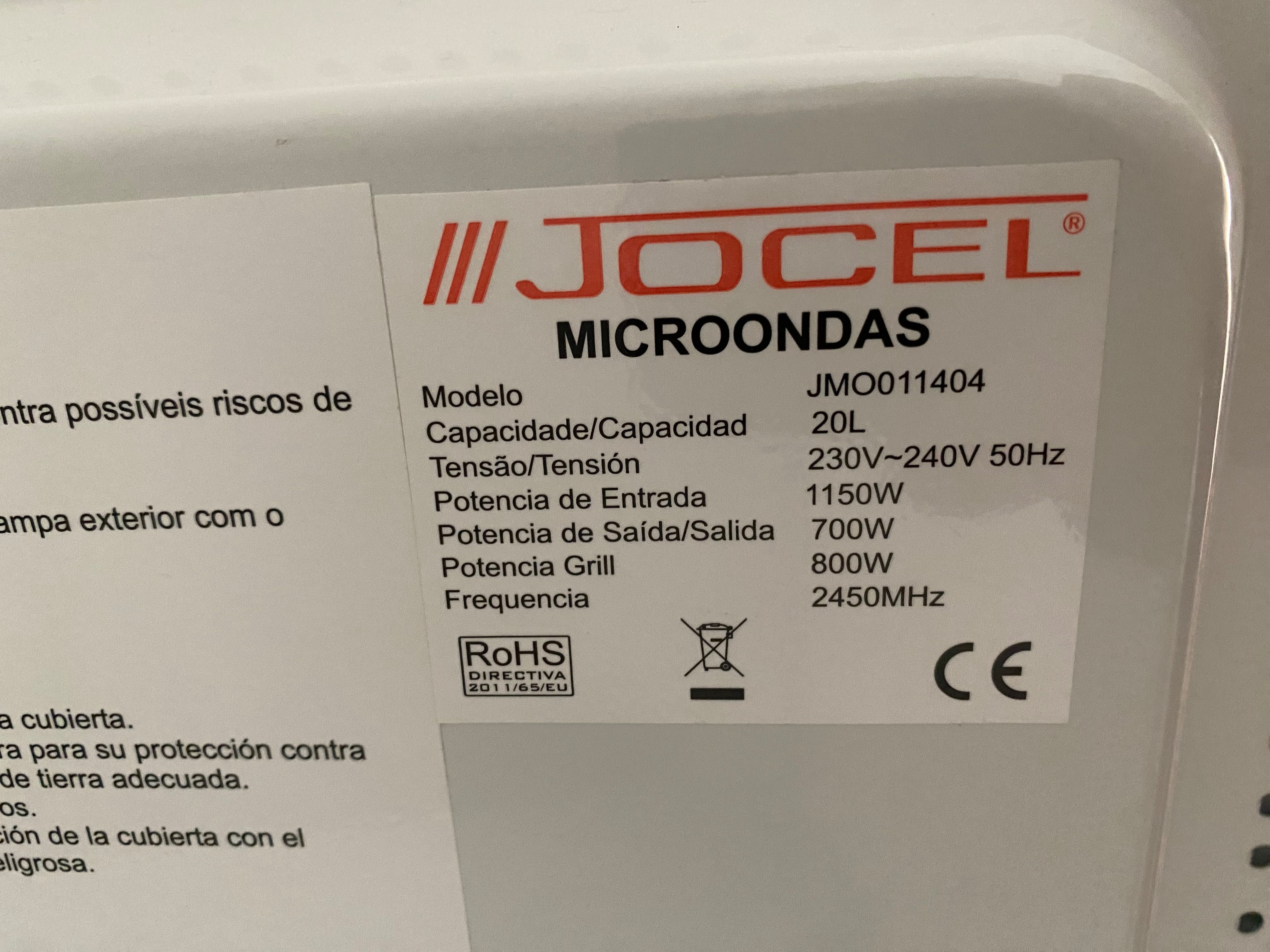 Microondas Jocel JMO011404