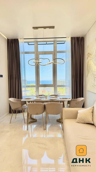 ⁉️ Аркадия. Вид моря. ЖК Атмосфера. Новый ремонт. Двухкомнатная