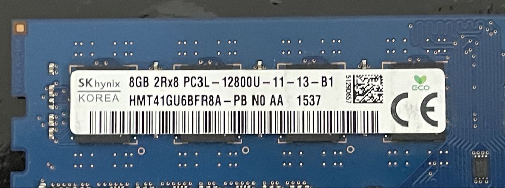 Pamiec Ram PC3L 8GB HMT41GU6BFR8A - PB