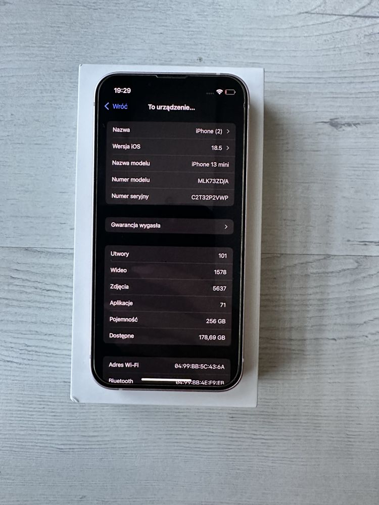 Iphone 13 mini pink 256 GB