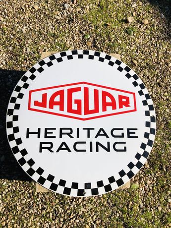 Placa esmaltada Jaguar Heritage Racing