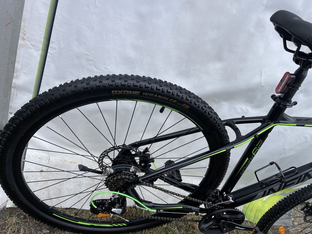 Велосипед 2024р Як новий на 29 колесах, дискові тормоза на Shimano олх