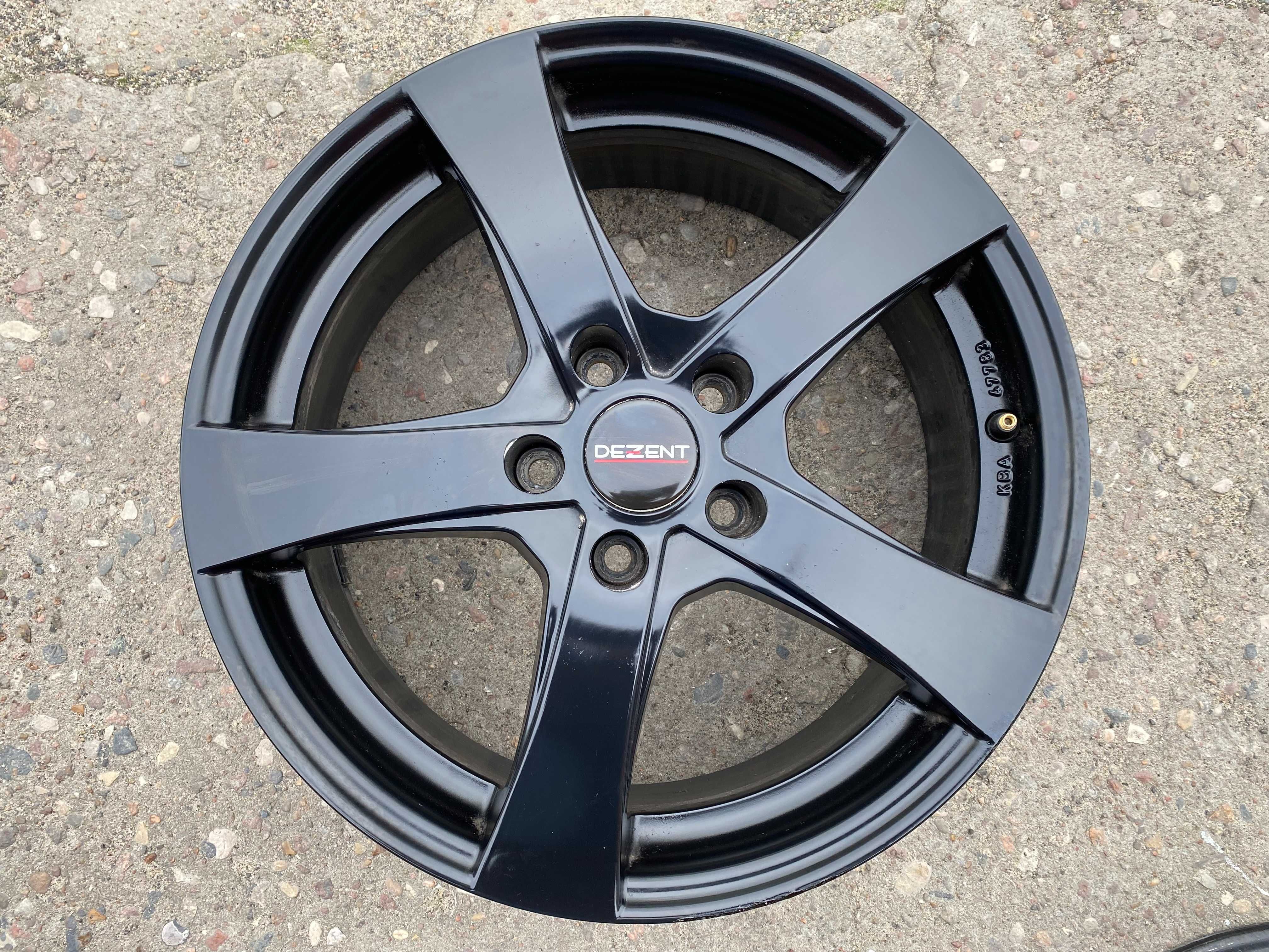 ALUFELGI DEZENT czarne AUDI VW Skoda Seat 7jx17 cali ET45 5x112 !