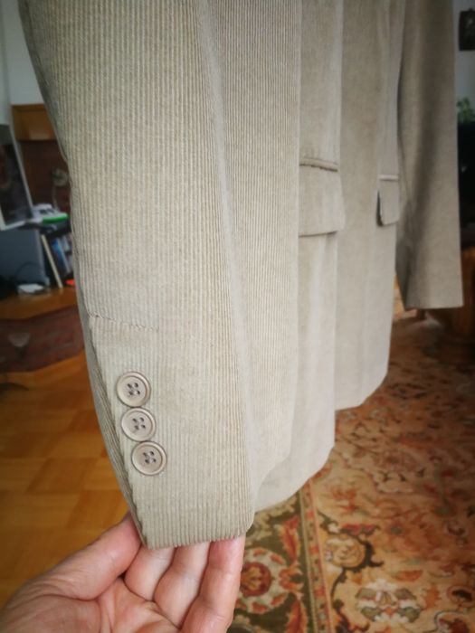 Marynarka męska sztruksowa, rozmiar 48/170