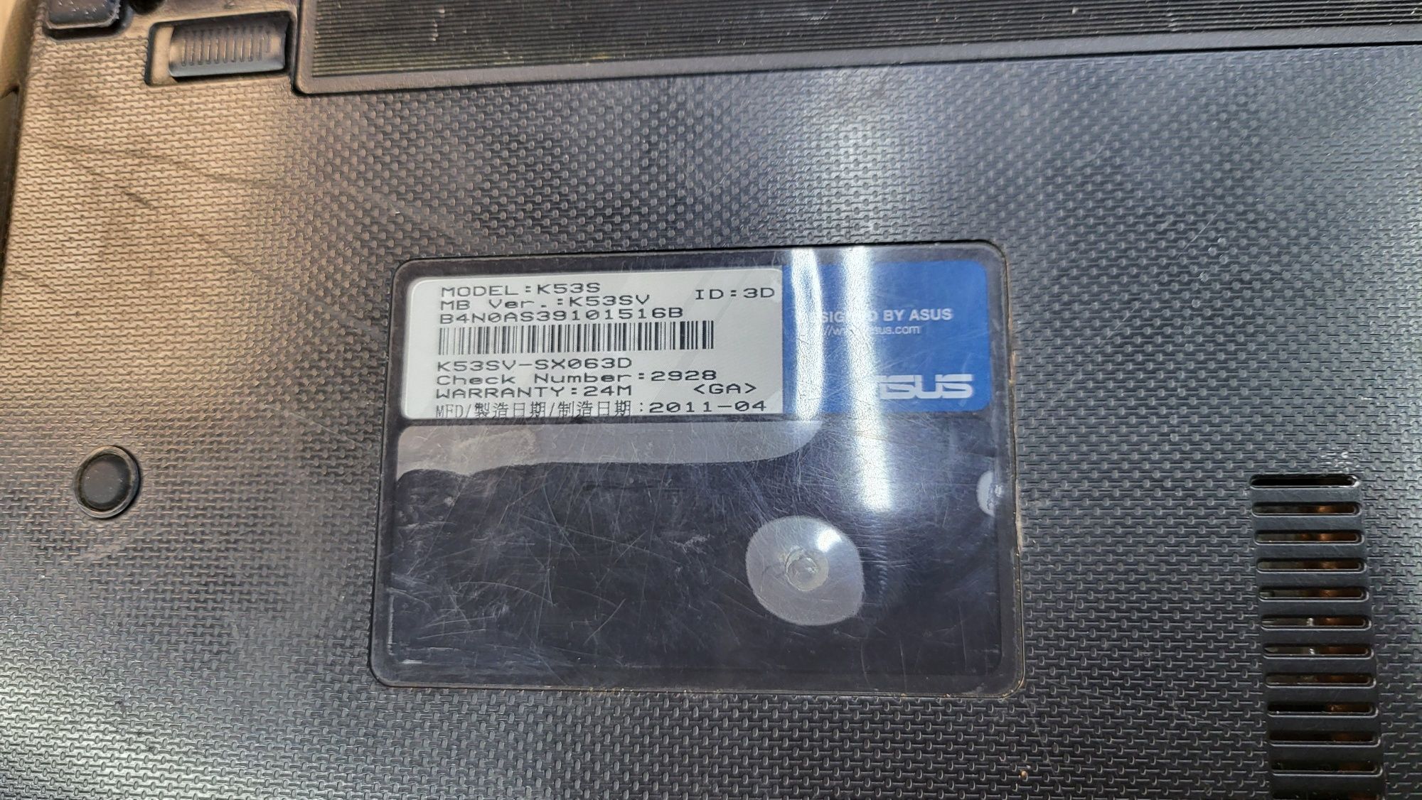 Ноутбук asus k53s i3 6gb оперативки . Gt540m