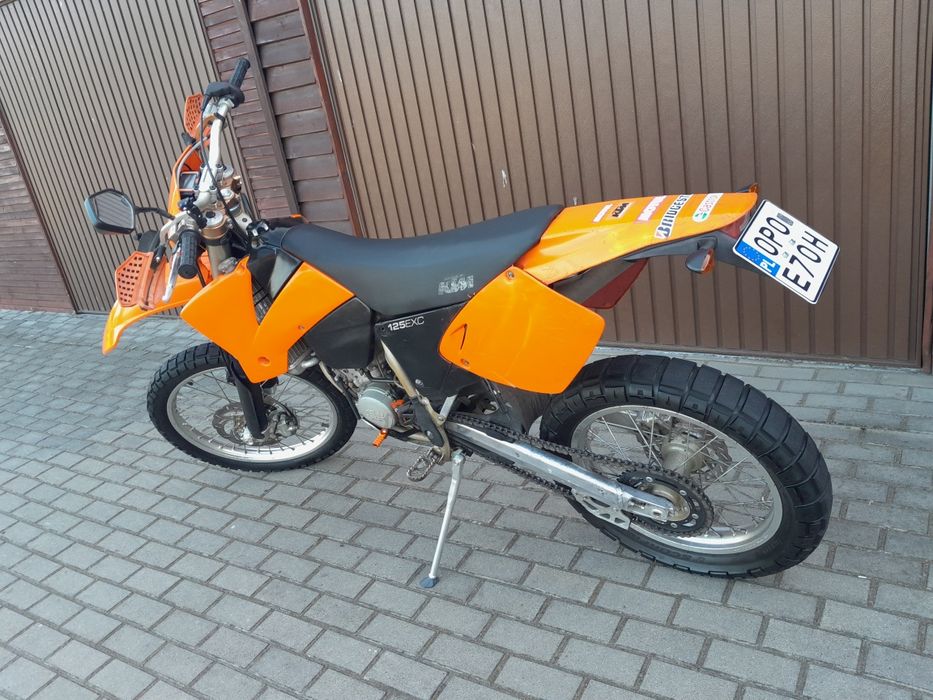 Ktm 125 exc zarejestrowany