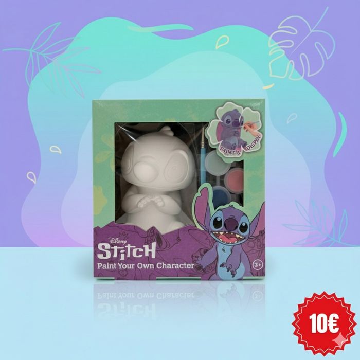 Stitch em cerâmica para pintar