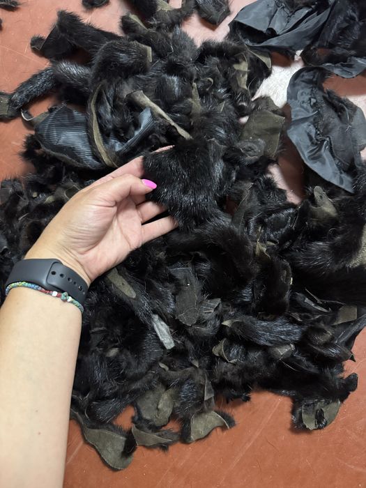 Лоскут обрезки норки