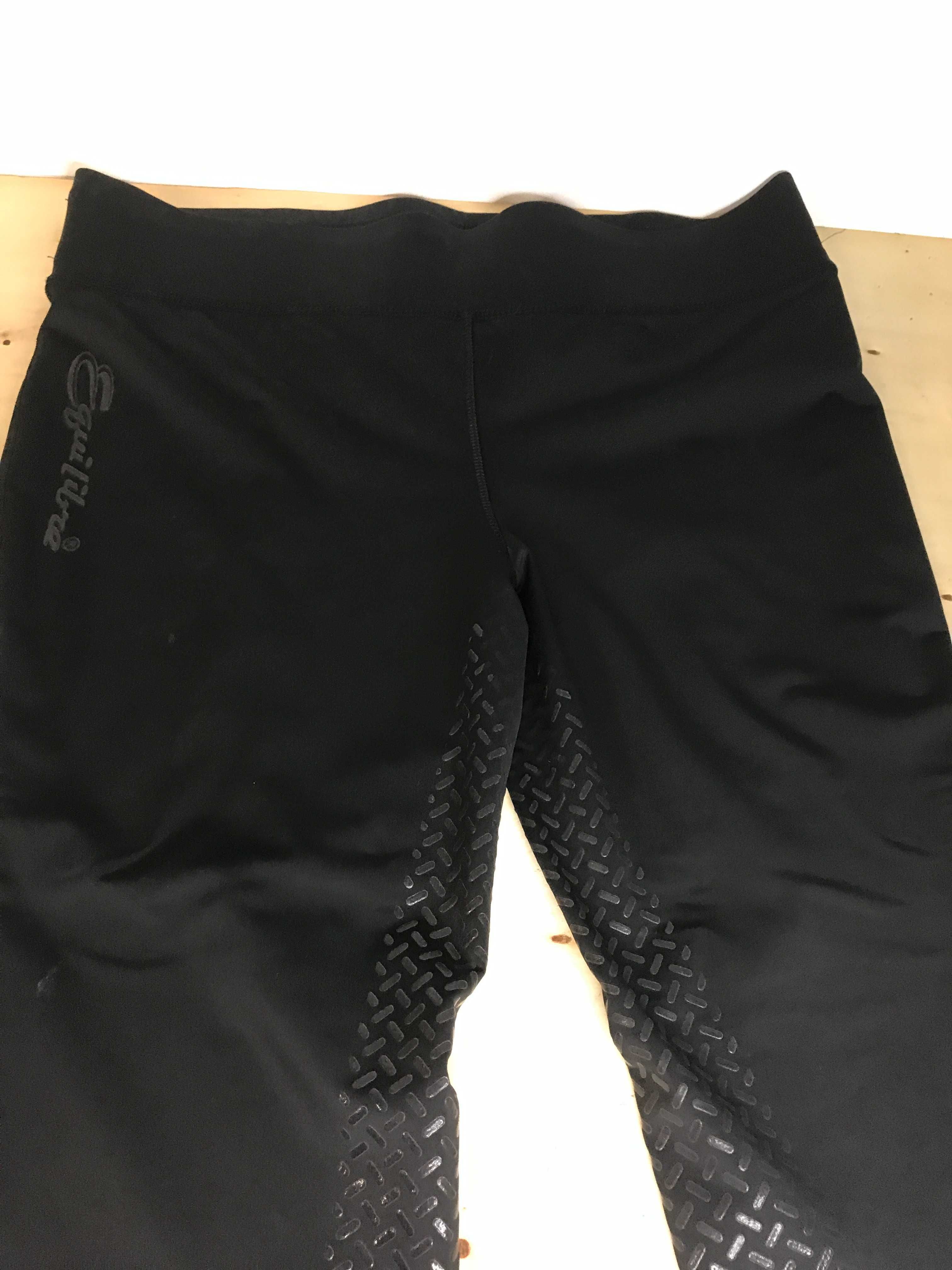 115. Legginsy jeździeckie Equilibre, rozmiar XXXL z pełnym lejem