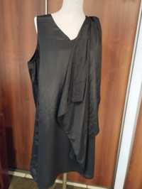 sukienka tunika czarna nowa rozmiar 48