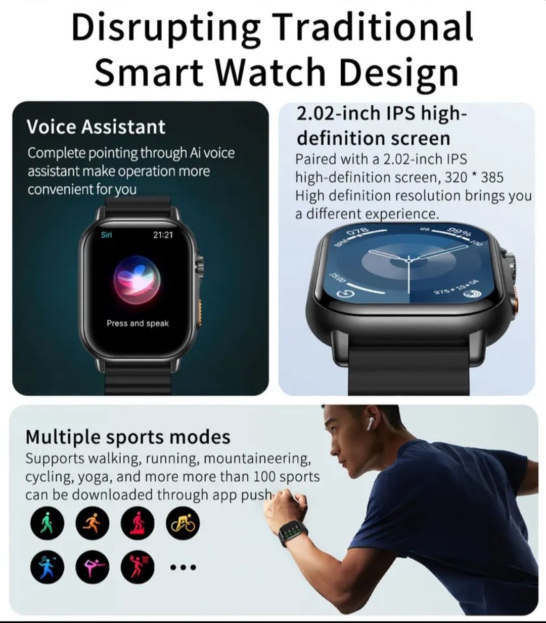Smartwatch S8 com caixa