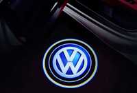 Подсветка двери 3D логотип Volkswagen