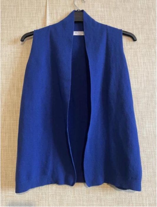 Синее худи капюшон шерсть/альпака и другие