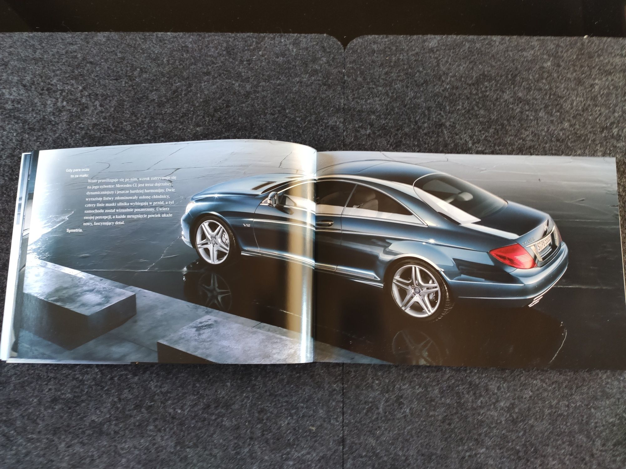 Mercedes-Benz CL c216 prospekt katalog folder PL