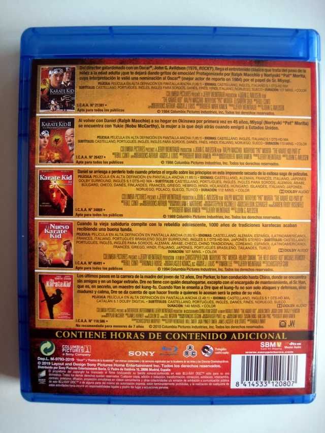 Karate Kid - BLU-RAY - filmes 1 a 5 - NOVO SELADO