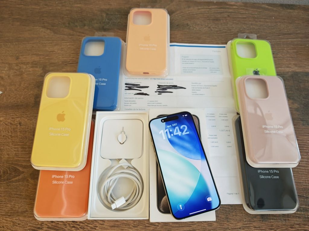 Iphone 15 Pro 128GB Natural Titanium, Seminovo C/Garantia Aceito Retom