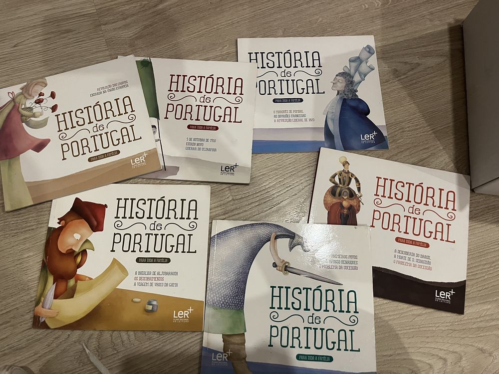 Colecao historia de portugal - 6 livros da ler +