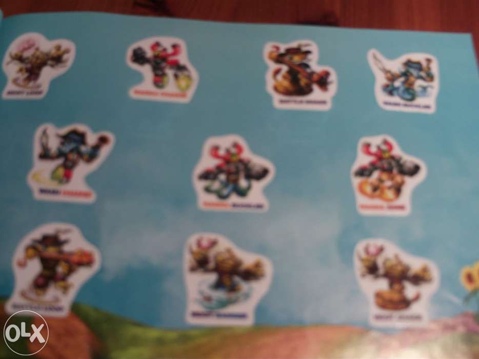 Coleção de cromos Skylanders