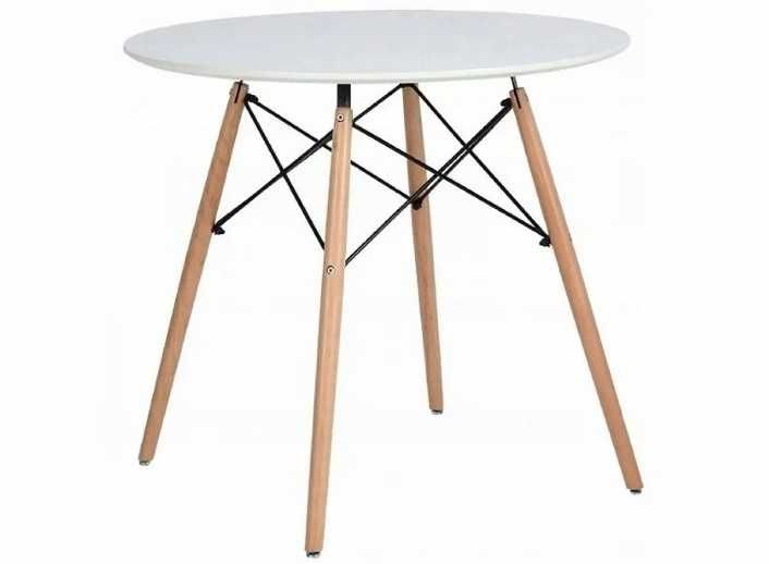 Комплект столик 80 см круглый + кресло 4 шт для кухни/Обеденный стул