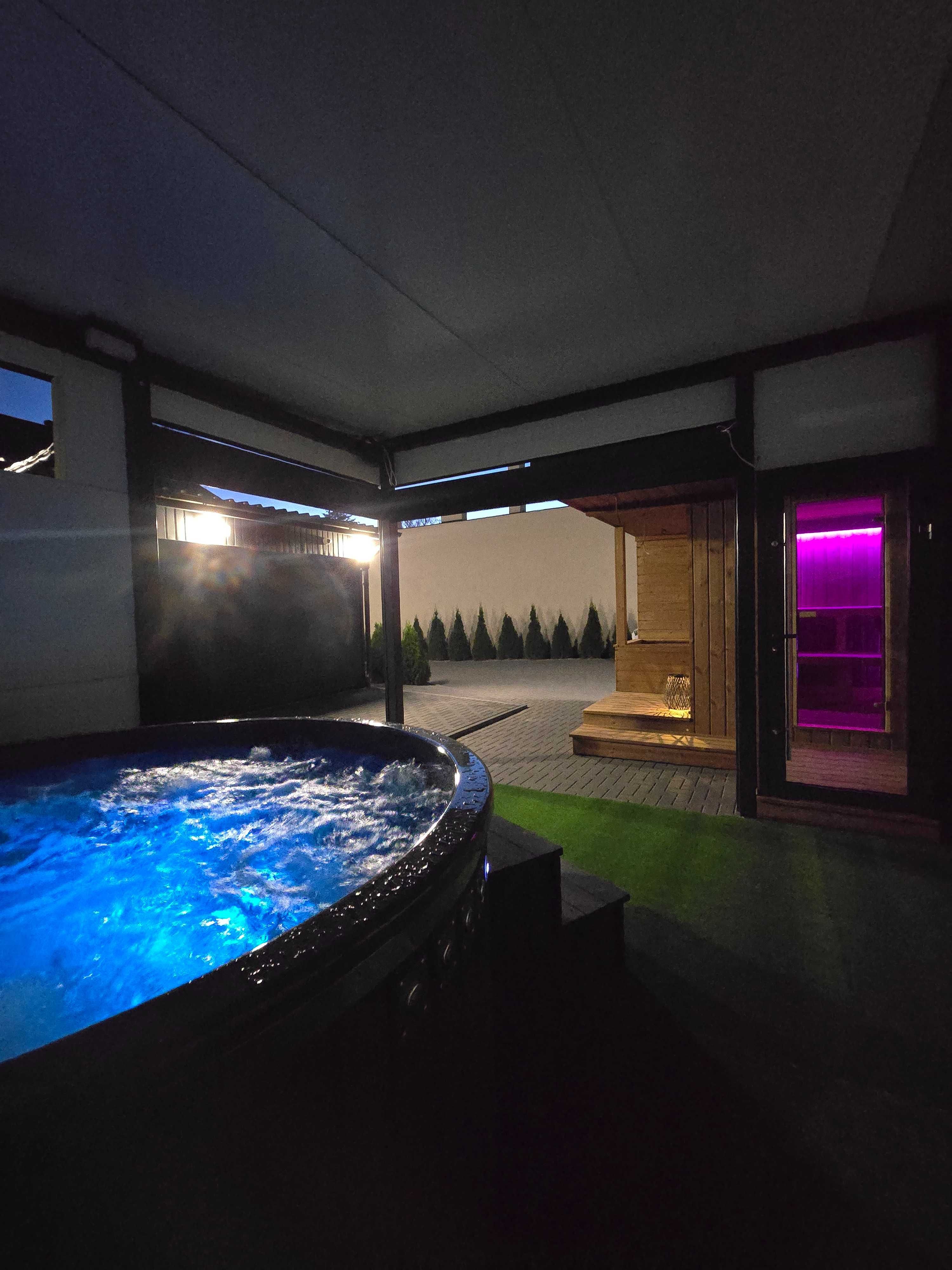 Domek na wyłączność z jacuzzi i sauną - Rzymska Chata