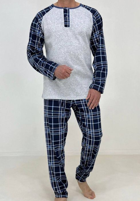 ‼️Чоловіча тепла піжама. Трикотаж на байці. Р: 46-48,50-52,54-56,58-60