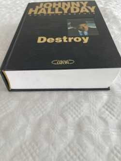 Livro Johnny Hallyday Destroy 2000 - Autobiografia