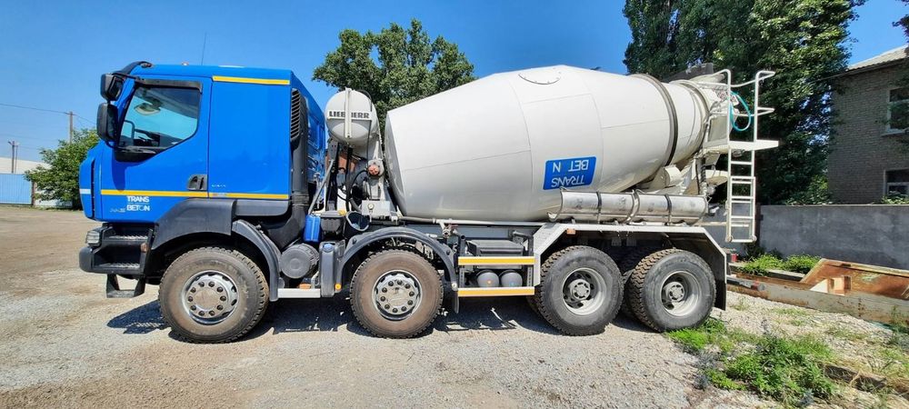 Продам Бетоновоз міксер Рено керакс 2011 року 9м³,СПАЛЬНИК