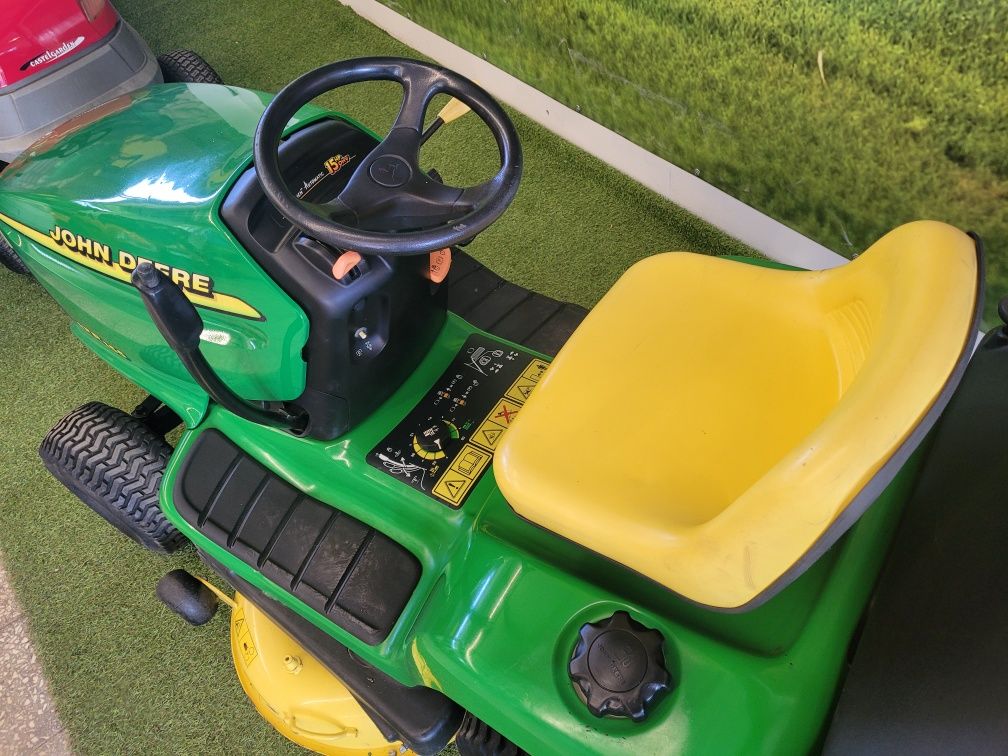 Traktorek kosiarka John Deere LTR pompa oleju automat 2noże kosz