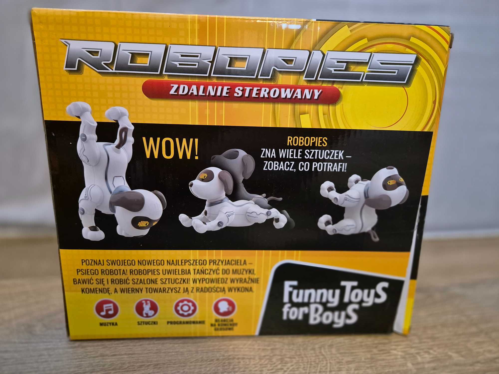 Robopies zdalnie sterowany Artyk