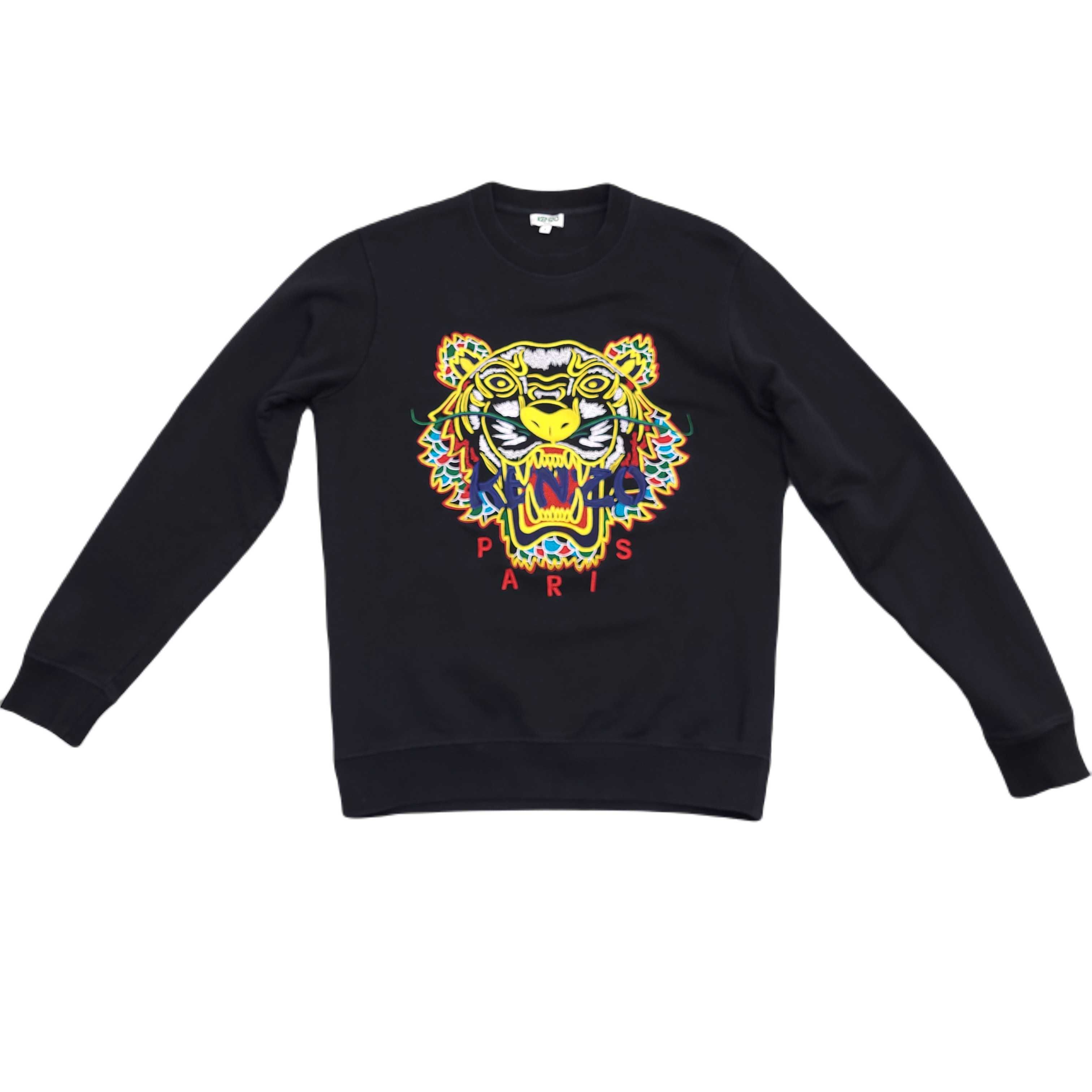 Kenzo Streetwear Sweatshirts Hoodies bluza czarna premium męska