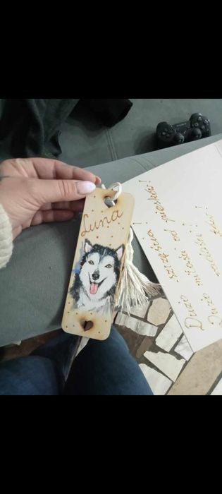 Ręcznie malowana zakładka do książek