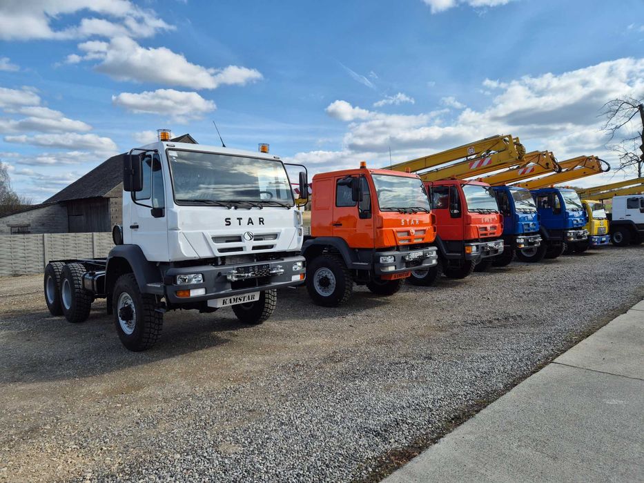 Star 266 Modernizacja 6x6 MAN POD ZABUDOWĘ HDS HIAB HMF Podnośnik Kosz