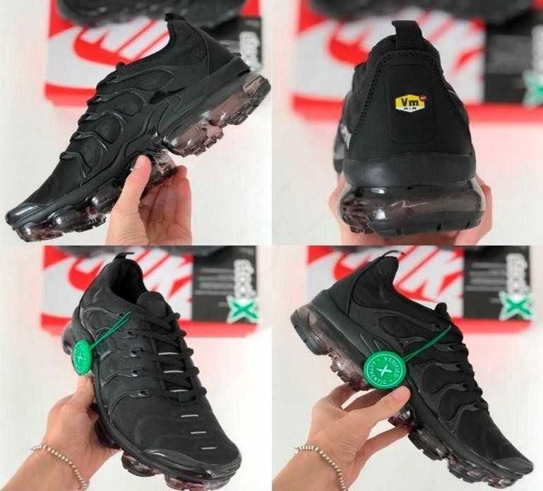 Мужские кроссовки Nike Air VaporMax Plus Black 40-45 найк аир Новинка!