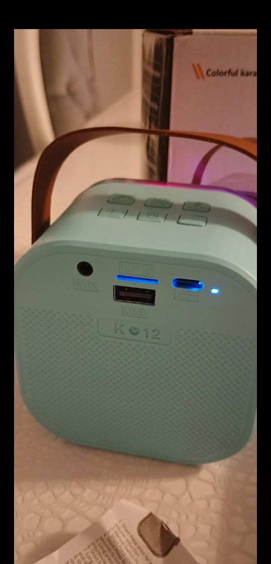 K12 głośnik bluetooth+ dwa mikrofony