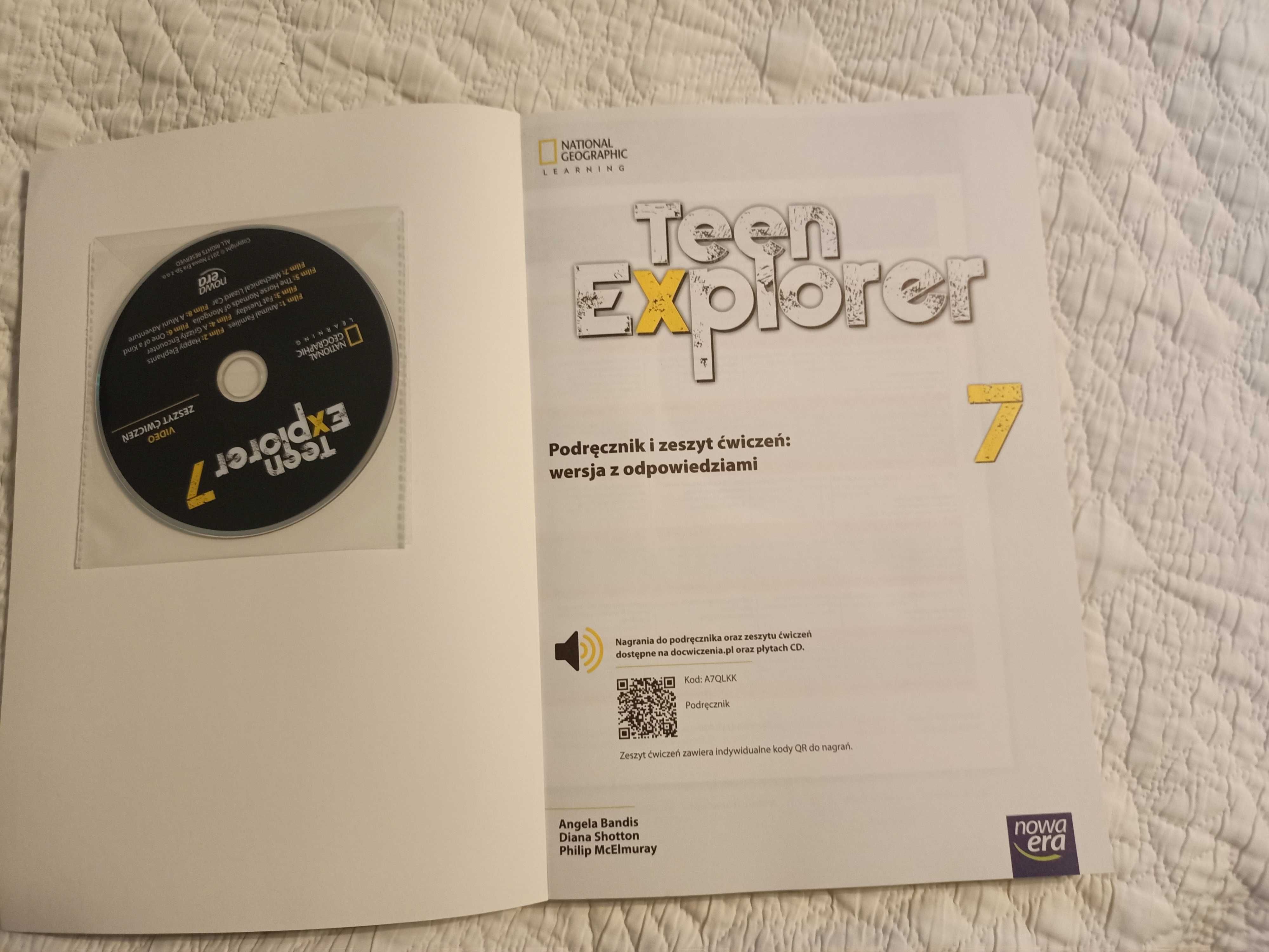 Język angielski Teen Explorer 7 Książka nauczyciela+płyty CD Nowa Era