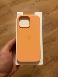 Silicone case 15 pro max orange