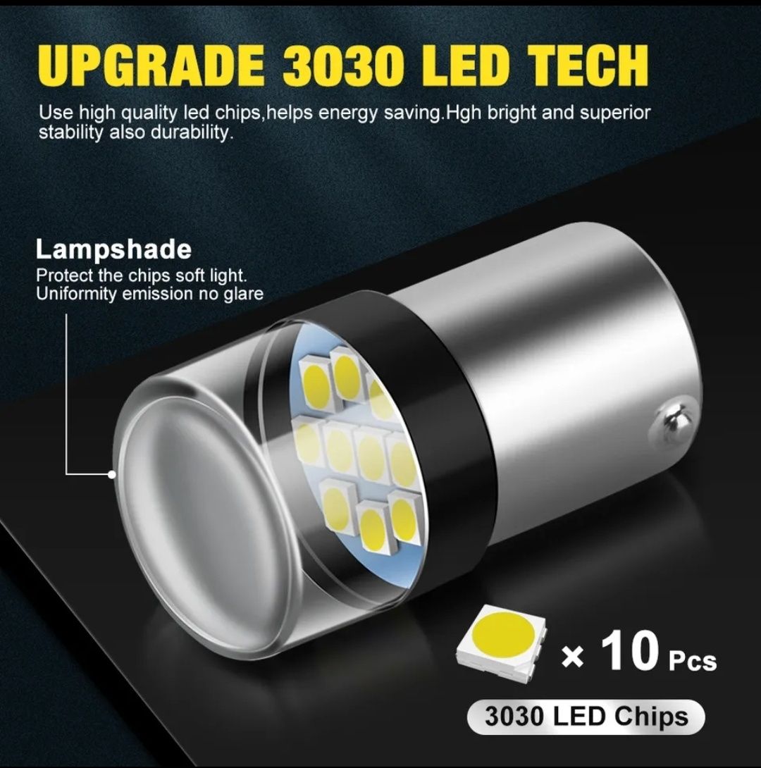 Lâmpadas Led P21W/BA15S