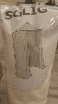 Biała moskitiera Solig Ikea 150 cm