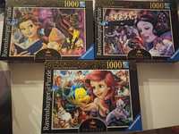 Puzzle disney ravensburger 1000x3