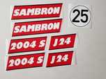 naklejki ładowarka teleskopowa sambron 2004s j24