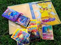 Nowy super zestaw karty Pokemon 55 kart + album na karty Pokemon