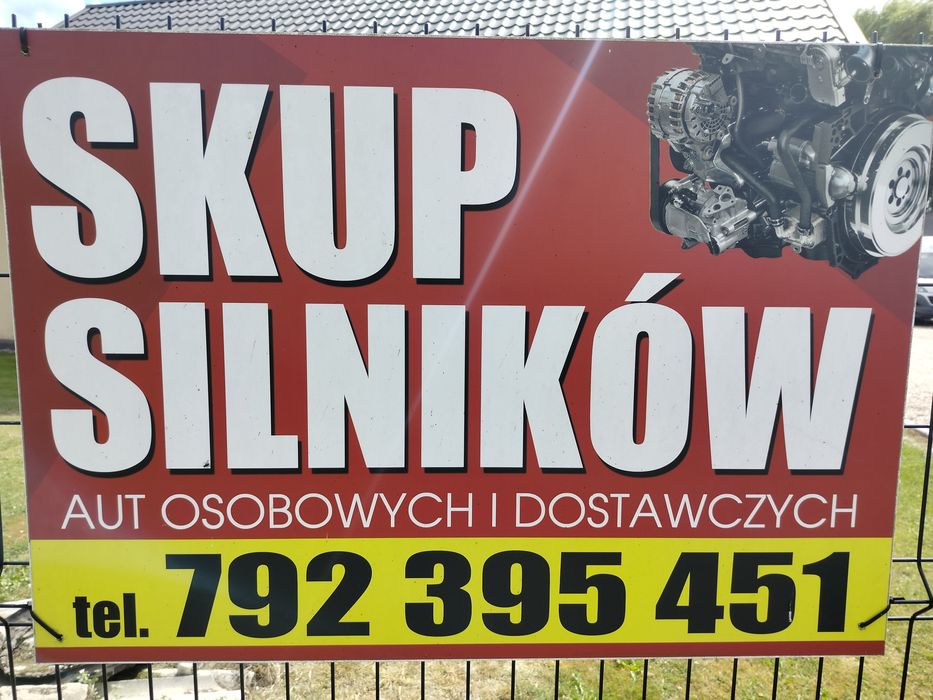 Skupue silniki od aut osobowych i dostawczych