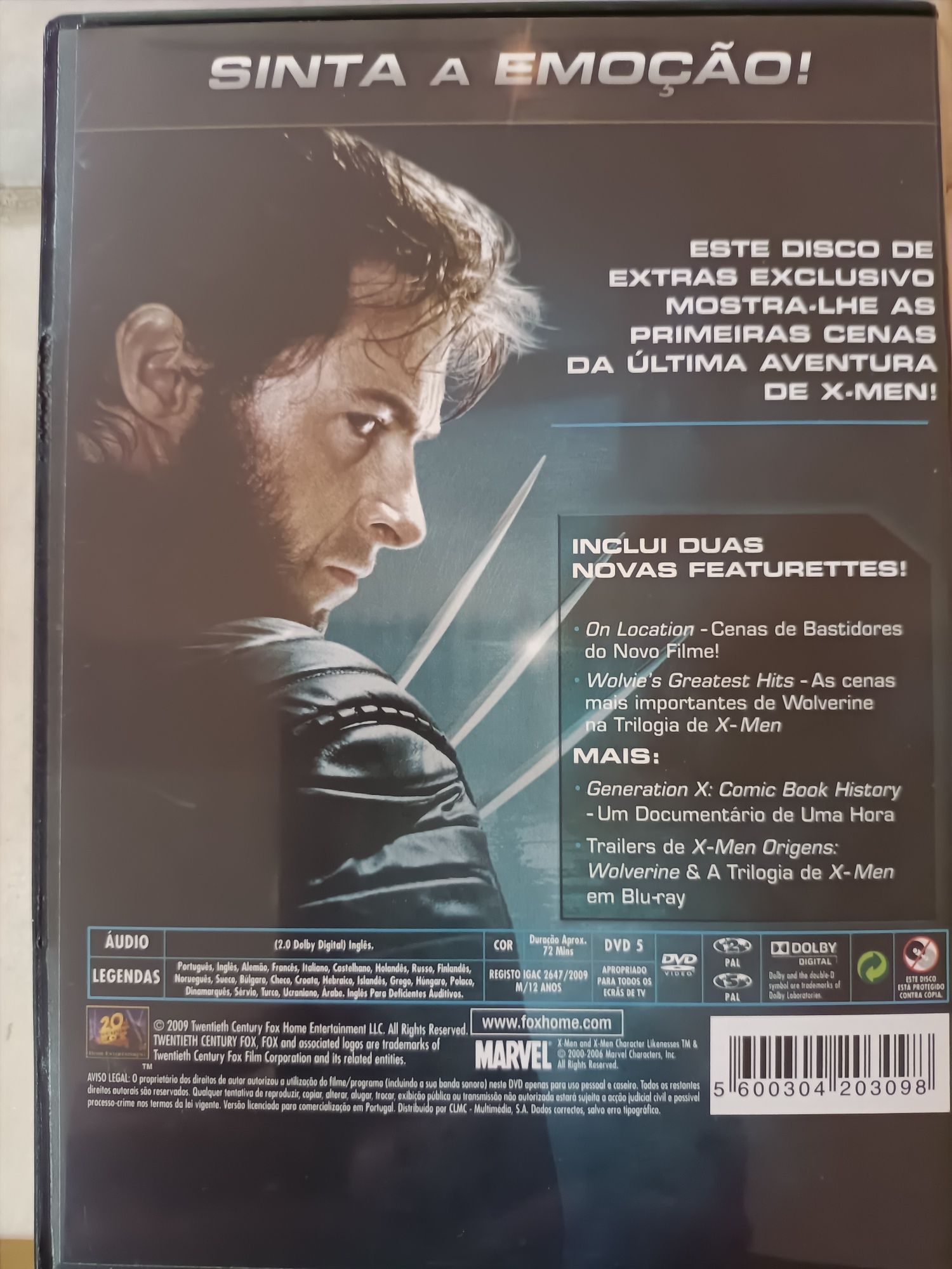 DVD X-Men Origens - Wolverine