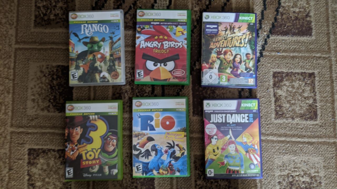Диски с играми на x box 360
