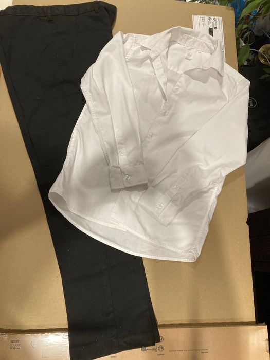 Elegancki zestaw dla chłopca koszula i spodnie