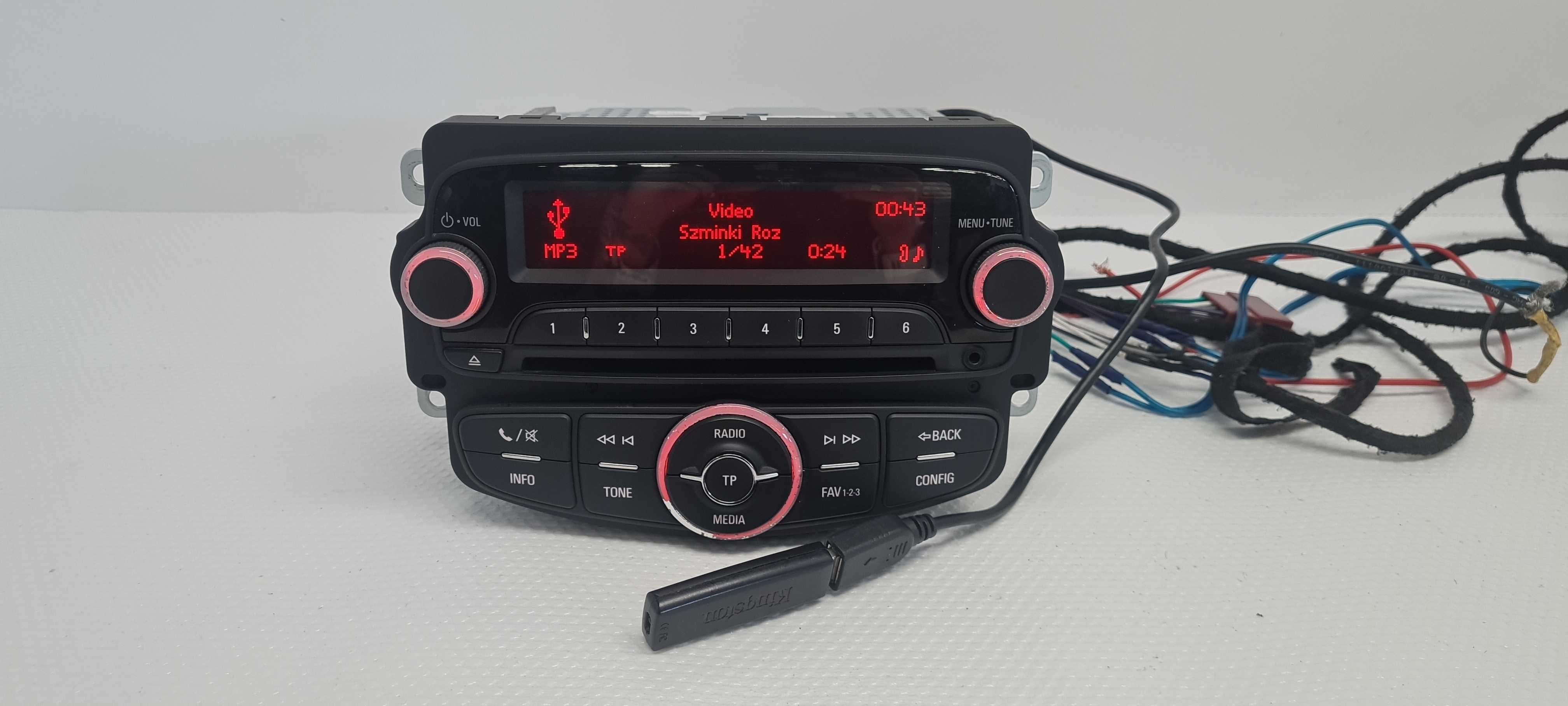 Opel Corsa E Adam Radio Cd Mp3 Aux USB BT 39012---675