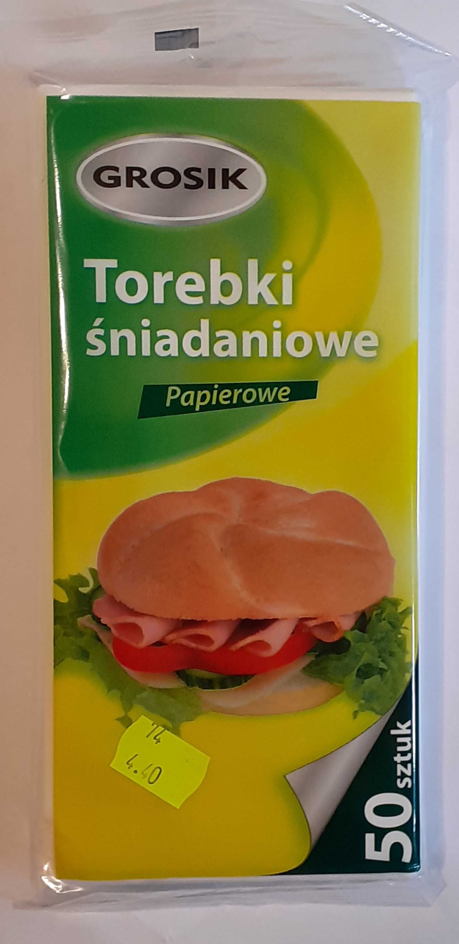 Grosik torebki śniadaniowe papierowe